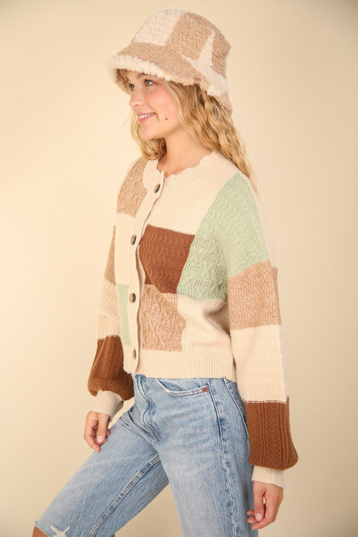 Block Sweater in Oatmeal
