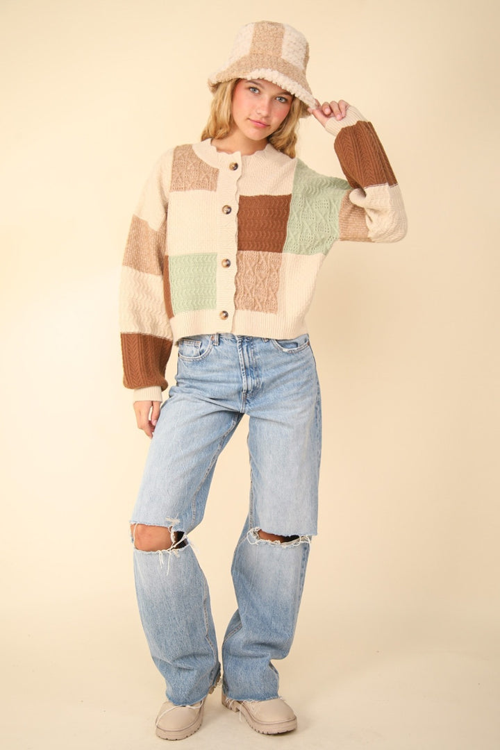 Block Sweater in Oatmeal