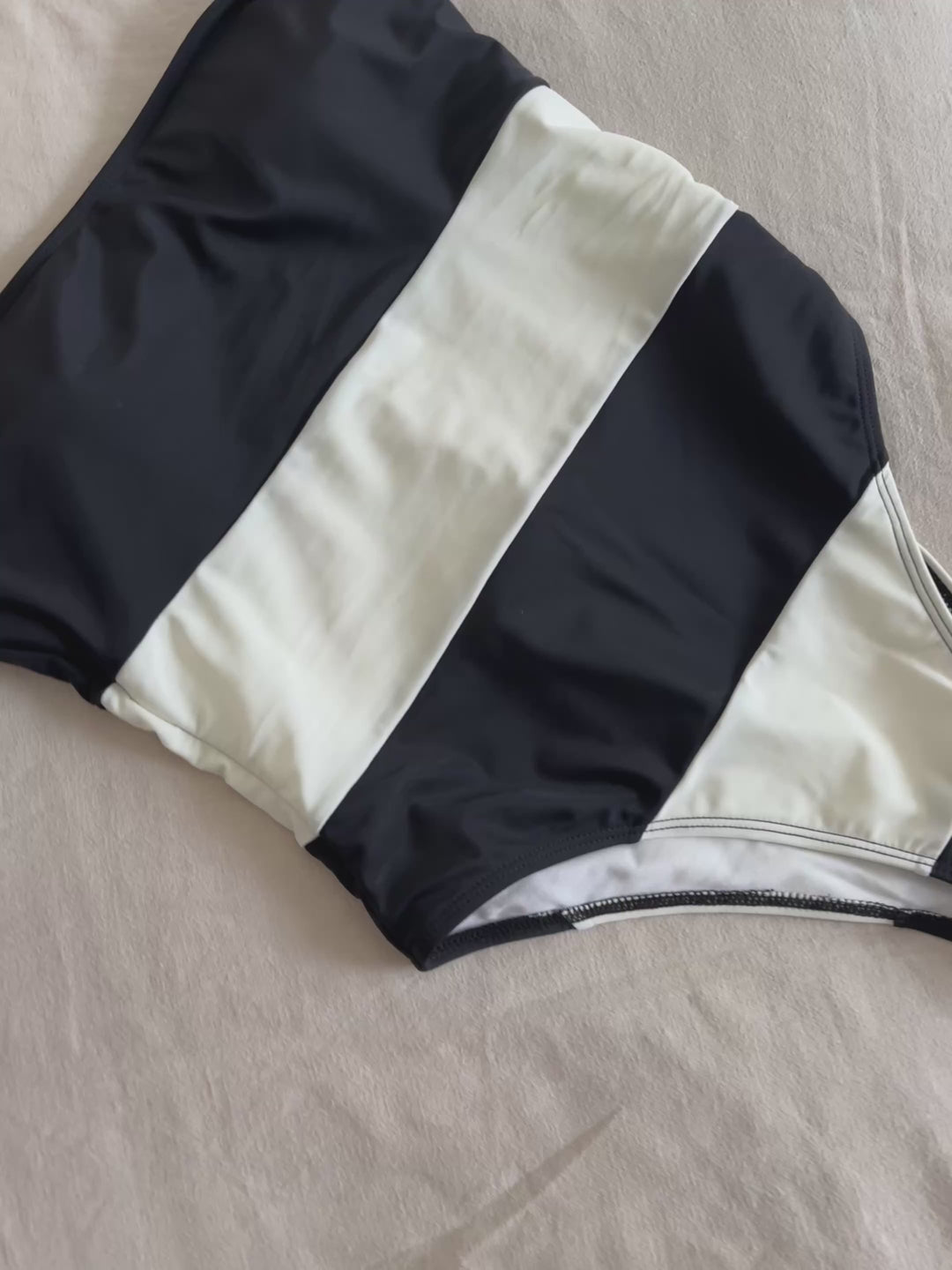 The Santorini Stripes One-Piece