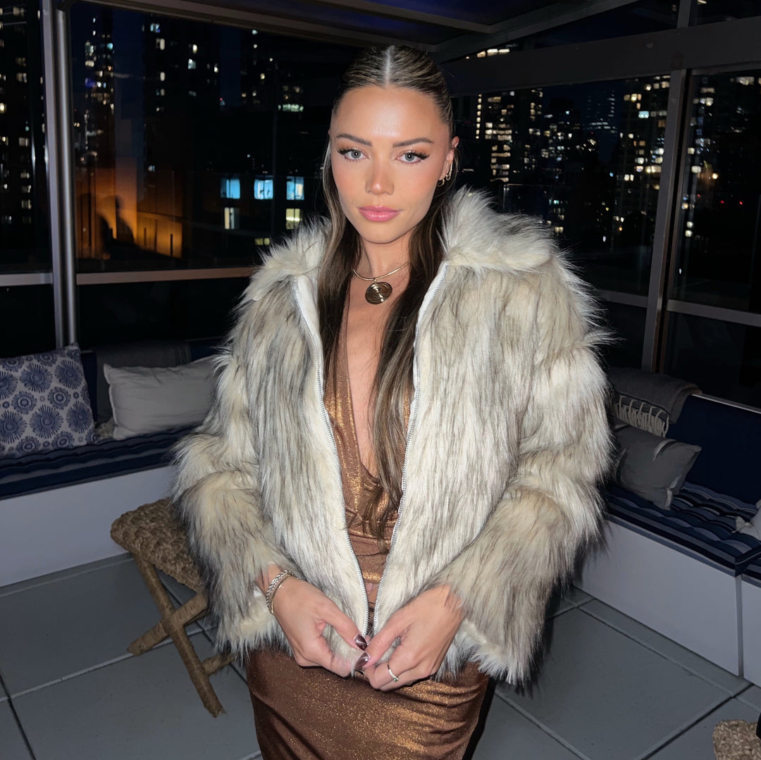 Fluffy Faux Fur Jacket