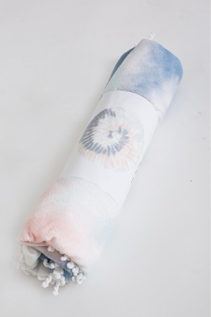 Dreamland Tie Dye Round Beach Towel